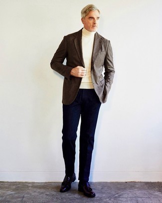 dunkelblaue Anzughose von Tom Tailor