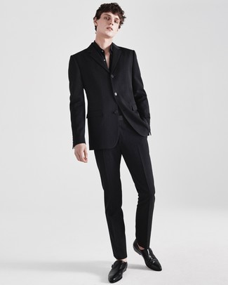 schwarze Anzughose von Selected Homme