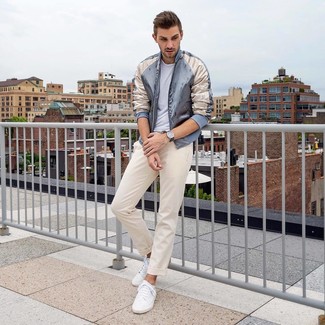 Satinjacke kombinieren – 38 Casual Herren Outfits