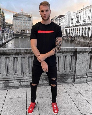 Rote schuhe outfit herren