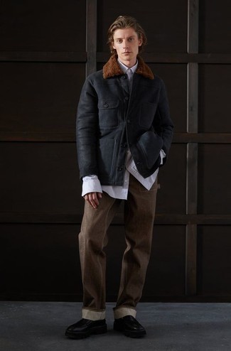 Lammfelljacke kombinieren – 673+ Herren Outfits