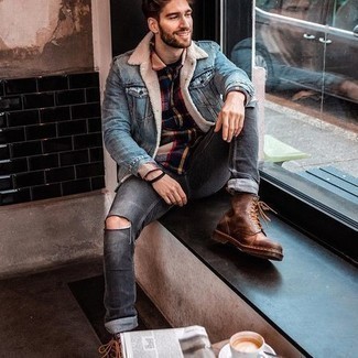 Lammfelljacke kombinieren – 673+ Herren Outfits