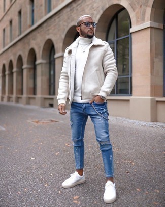 Lammfelljacke kombinieren – 673+ Herren Outfits