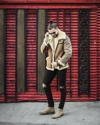 Lammfelljacke kombinieren – 673+ Herren Outfits