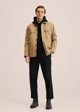 Wie Shirtjacke mit Chinohose zu kombinieren – 2000+ Herren Outfits