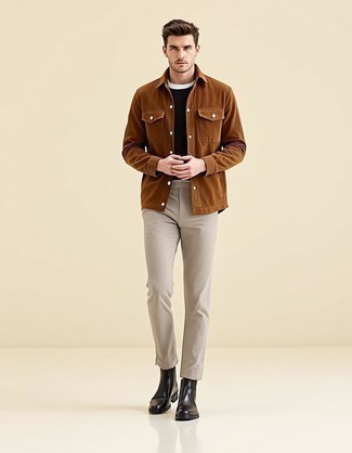 hellbeige Chinohose von Marc O'Polo