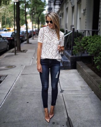 Kurzarmbluse kombinieren – 283 Damen Outfits
