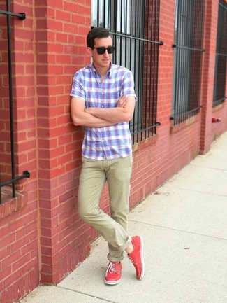 Wie Kurzarmhemd mit Leinenschuhe zu kombinieren – 19 Herren Outfits