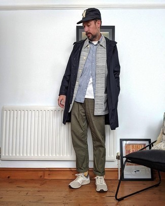 Wie Kurzarmhemd mit Regenjacke zu kombinieren – 75 Herren Outfits