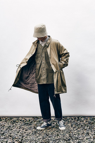 Wie Kurzarmhemd mit Regenjacke zu kombinieren – 75 Herren Outfits