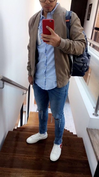 Silbernen Rucksack kombinieren – 10 Lässige Herren Outfits warm Wetter