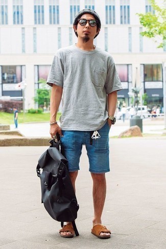 Silbernen Rucksack kombinieren – 10 Lässige Herren Outfits warm Wetter