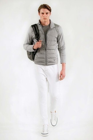 Silbernen Rucksack kombinieren – 165 Herren Outfits