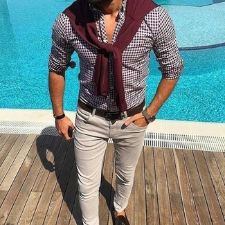 Wie enge Jeans mit Slipper zu kombinieren – 249 Herren Outfits