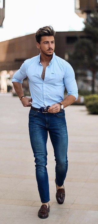 Wie enge Jeans mit Slipper zu kombinieren – 249 Herren Outfits
