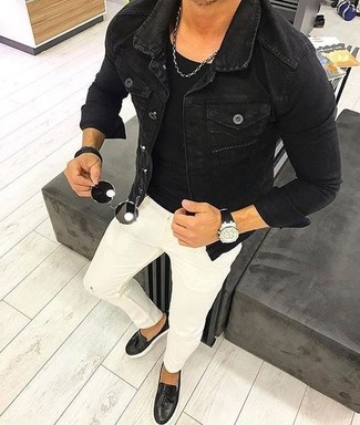 Wie enge Jeans mit Slipper zu kombinieren – 249 Herren Outfits
