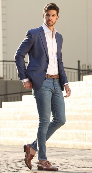 Wie enge Jeans mit Slipper zu kombinieren – 249 Herren Outfits