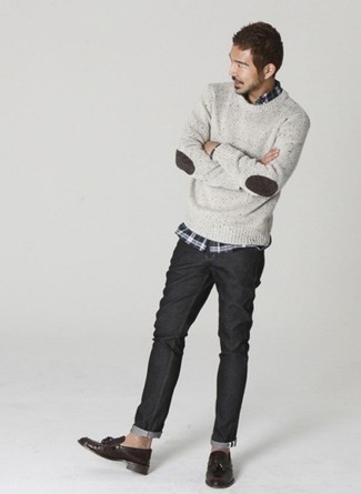 Wie enge Jeans mit Slipper zu kombinieren – 249 Herren Outfits