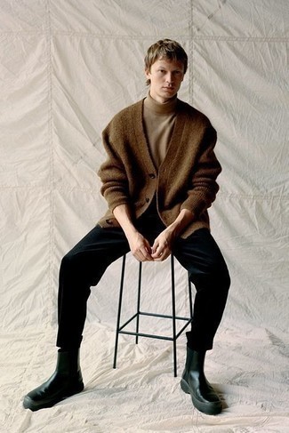 braune Strickjacke von Vivienne Westwood MAN
