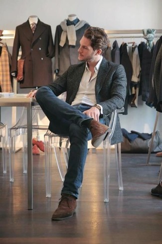 Schuhe aus Wildleder kombinieren – 2000+ Herbst Herren Outfits