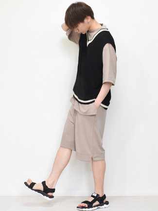 Wie Pullunder mit Shorts zu kombinieren – 11 Herren Outfits