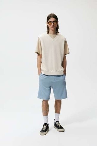 Wie Pullunder mit Shorts zu kombinieren – 11 Herren Outfits