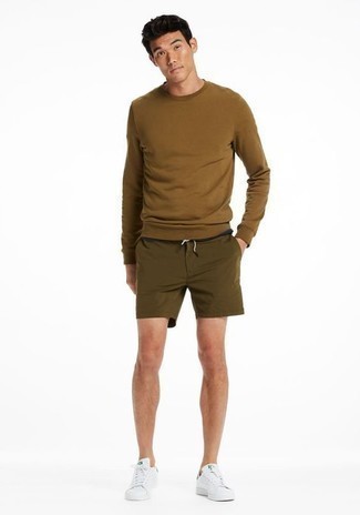 olivgrüne Shorts von Dockers