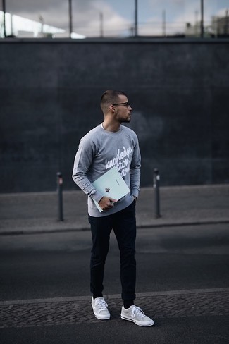 graues bedrucktes Sweatshirt von Marni
