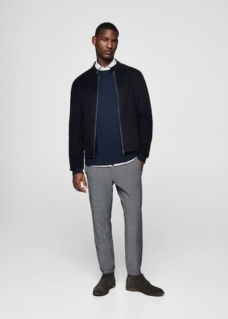 Wie Sweatshirts mit Chinohose zu kombinieren – 882+ Herren Outfits