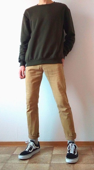 dunkelgrünes Sweatshirt von Acne Studios