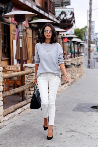 weiße enge Jeans von Isabel Marant Etoile