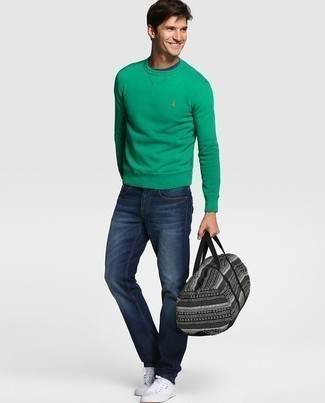 grünes Sweatshirt von MM6 MAISON MARGIELA