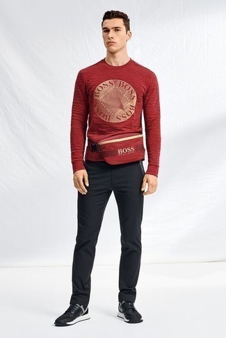 rote Bauchtasche von Givenchy