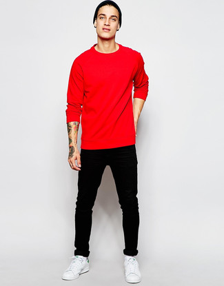rotes Sweatshirt von Eleventy