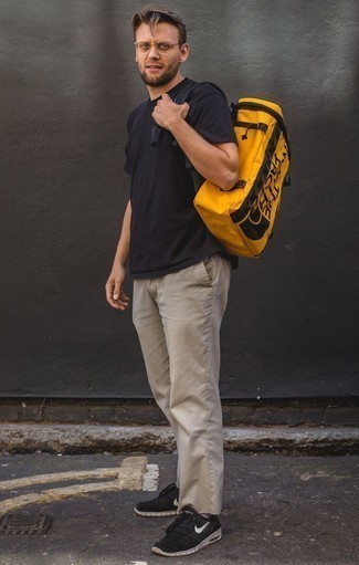 gelbe Segeltuch Sporttasche von Landlord