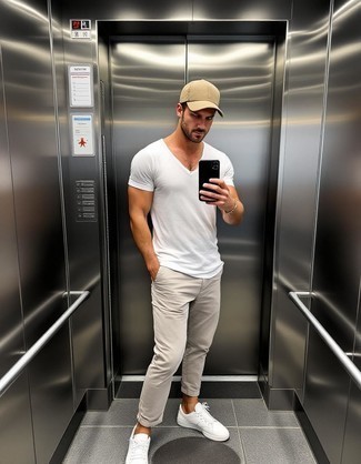hellbeige Chinohose von BLEND