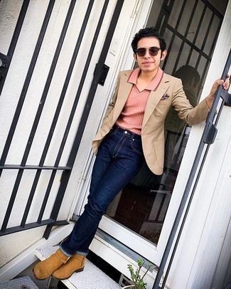 Welche Chelsea Boots mit beige Sakkos zu tragen – 66 Herren Outfits