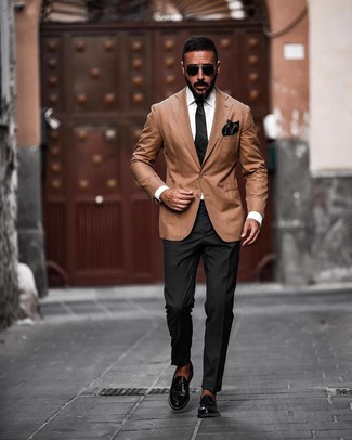 Welche Slipper mit beige Sakkos zu tragen – 839+ Herren Outfits