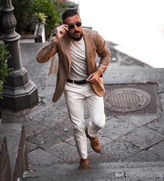 Welche Slipper mit beige Sakkos zu tragen – 839+ Herren Outfits