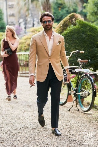 Welche Slipper mit beige Sakkos zu tragen – 839+ Herren Outfits