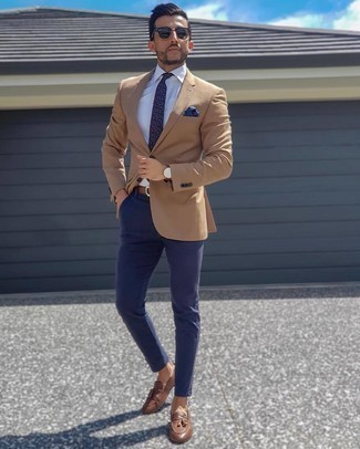 Welche Slipper mit beige Sakkos zu tragen – 839+ Herren Outfits