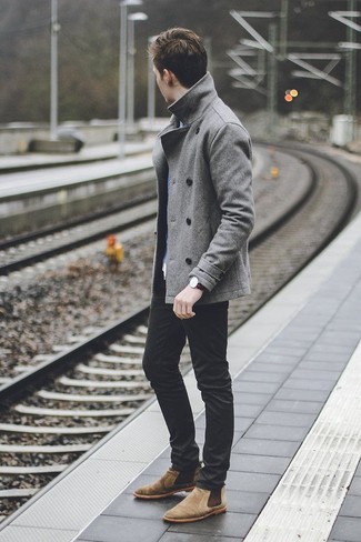 Beige Stiefel kombinieren – 1826+ Herren Outfits