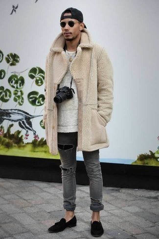 Beige Pelz kombinieren – 12 Herren Outfits