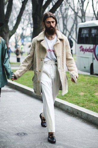 Beige Pelz kombinieren – 12 Herren Outfits