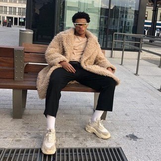 Beige Pelz kombinieren – 12 Herren Outfits