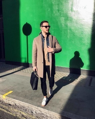 Beige Lederuhr kombinieren – 15 Herren Outfits kalt Wetter