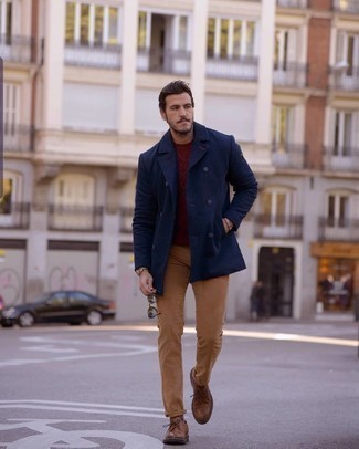 Beige Lederuhr kombinieren – 15 Herren Outfits kalt Wetter