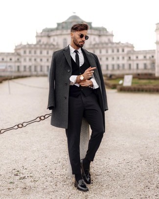 Beige Lederuhr kombinieren – 15 Herren Outfits kalt Wetter