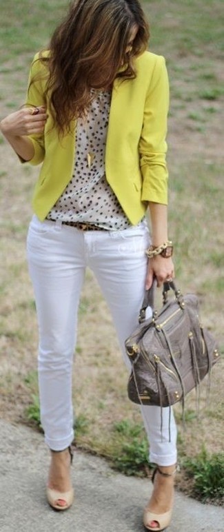 Beige Wildledergürtel mit Leopardenmuster kombinieren – 20 Damen Outfits