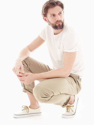 Beige Leinenschuhe kombinieren – 20 Herren Outfits
